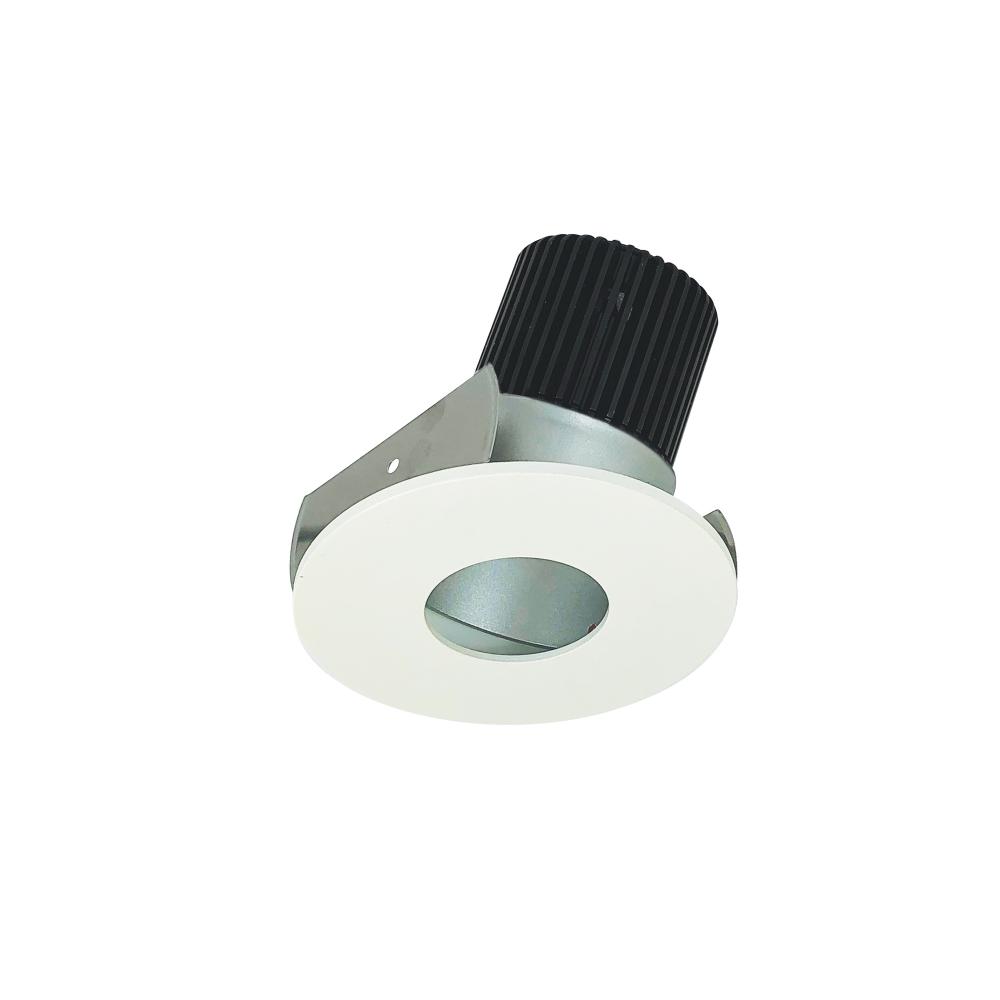 2" Iolite LED Round Adjustable Pinhole, 1000lm / 14W, 5000K, Haze Pinhole / Matte Powder White
