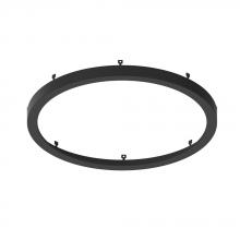 Nora NELO-12RB - 12" Decorative Metal Ring for NELO-12RTWMPW, Black Finish