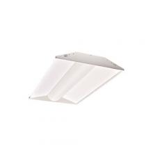 Nora NPTCB-E24/40WEM - 2x4 LED Center Basket Troffer, 44W, 4000K, White, w/ EM Battery