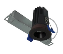 Nora NM1-PRDCL130BB - 1" M1+ Round LED Downlight, 600lm / 9W, 3000K, Matte Black finish