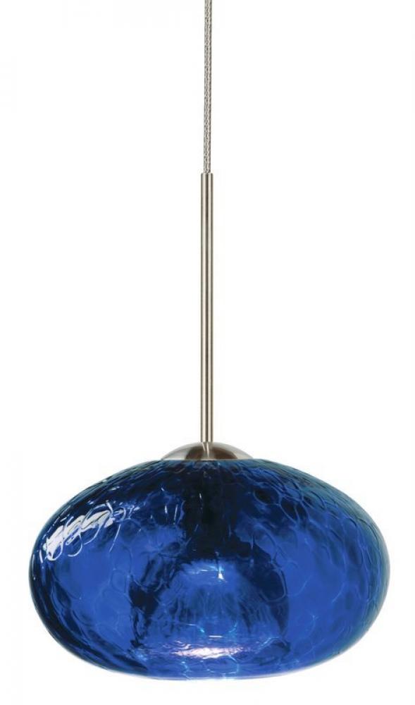 Pendant Rocker Blue Polished Nickel MR16 Hal 35W 1600lm For Cable