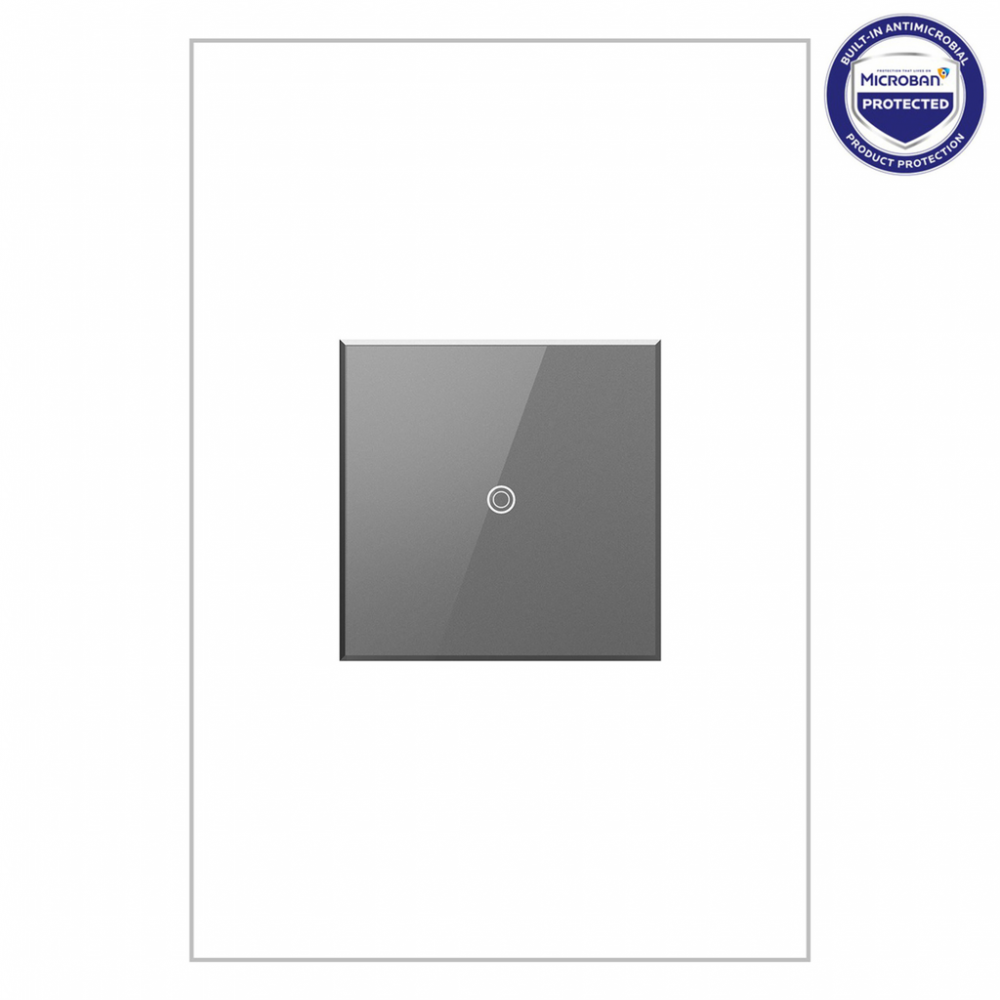 adorne sofTap Switch, Magnesium, with Microban