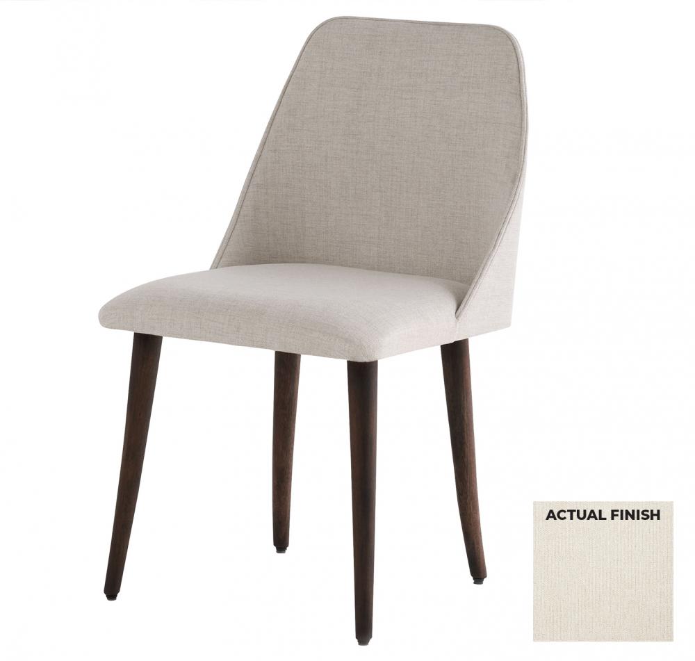 Edu Dining Chair Off-White Chenille Basket Weave