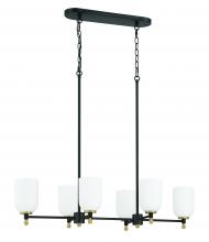 Craftmade 60376-FBSB - 6 Light Island