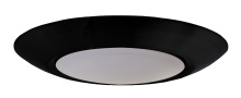 Craftmade X9006-FB-LED - Slim Line 1 Light 4" LED Flushmount in Flat Black (6" Overall Diameter)