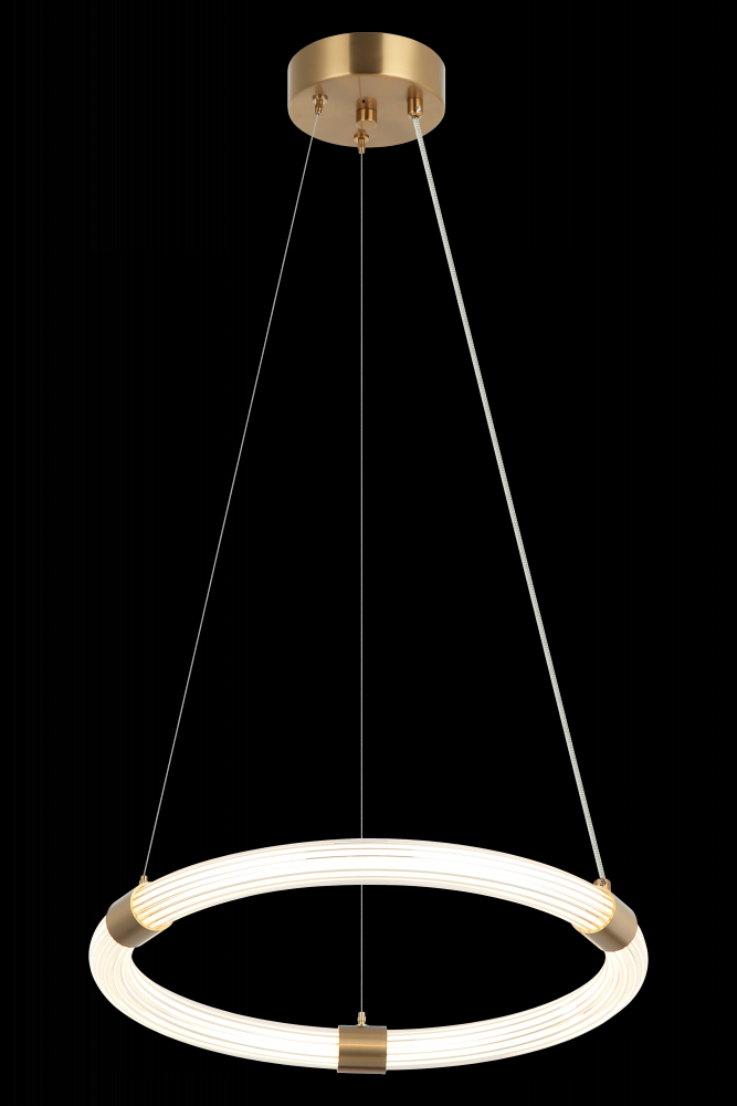 Inkara Aged Gold Brass Pendant