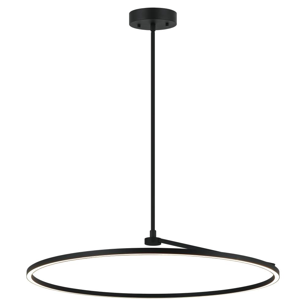 The Trundle Matte Black Pendant