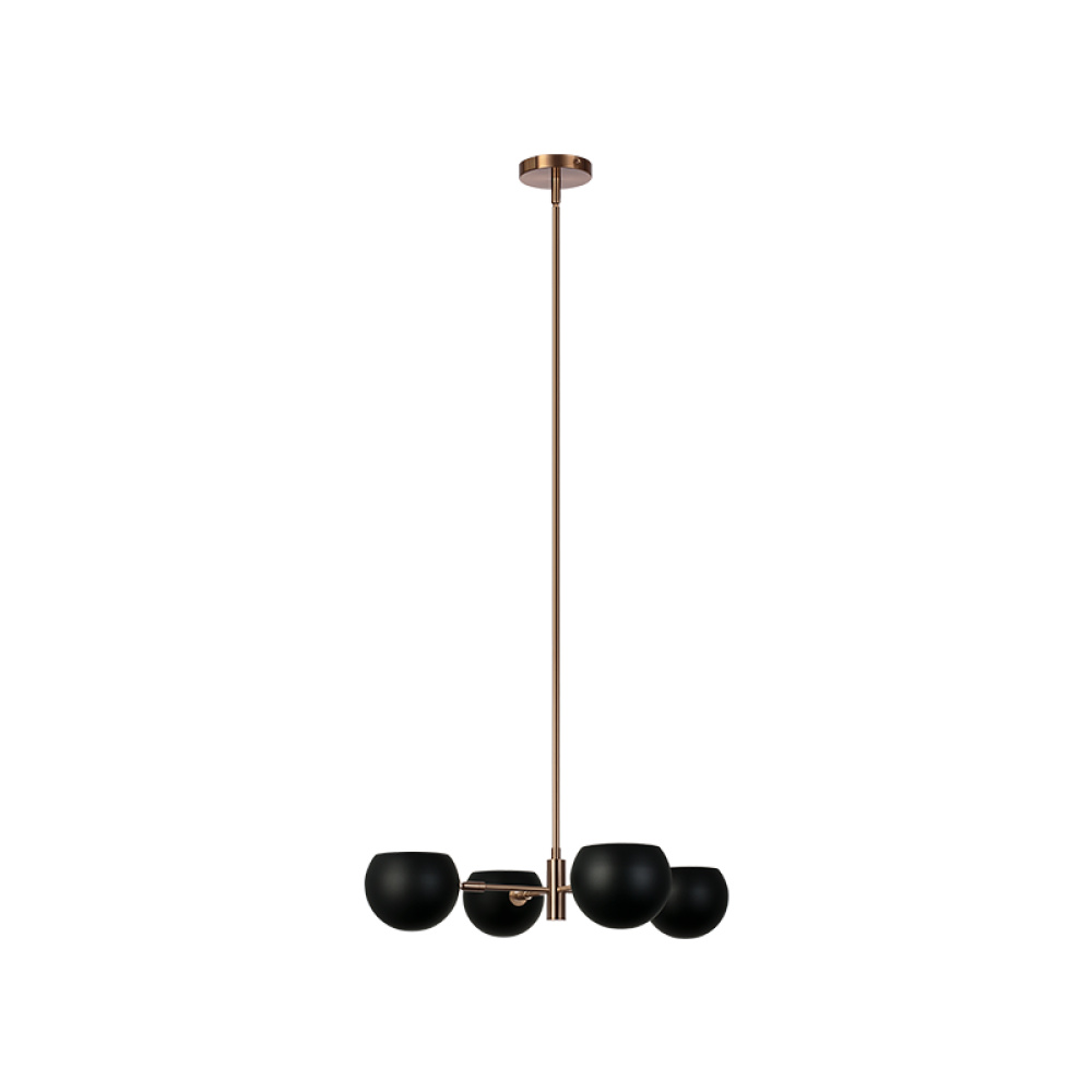 Orb Matte Black Pendant / Ceiling Mount