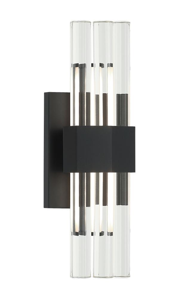Krustallos Matte Black Wall Sconce