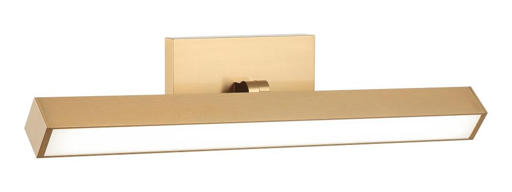 Parallel Aged Gold Brass Wall Sconce
