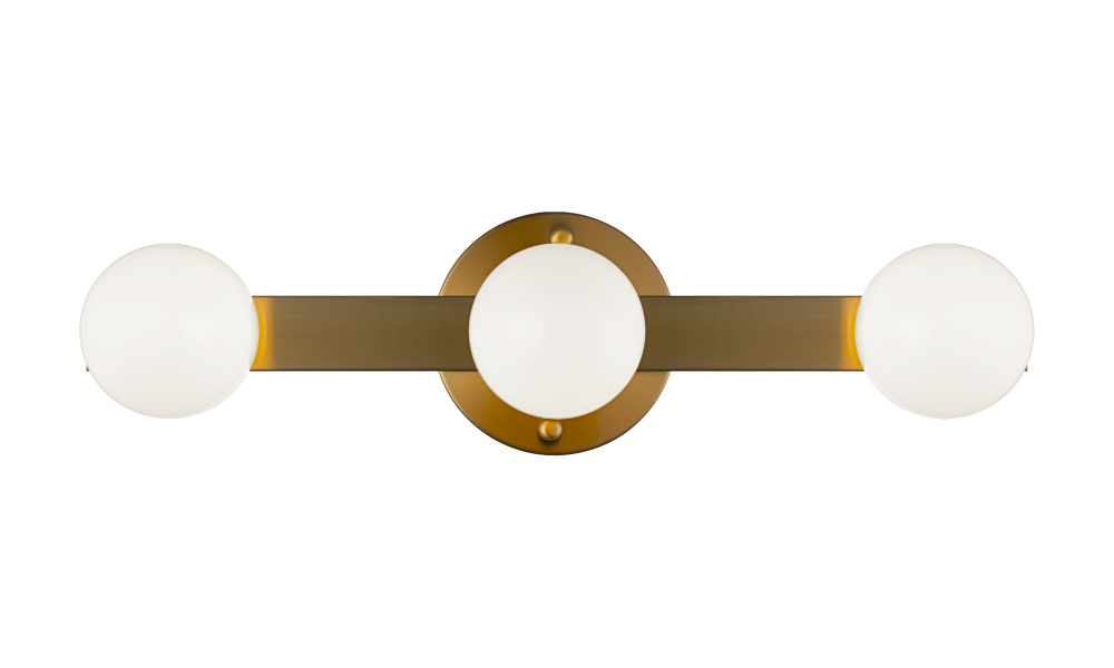 Pizzazz Aged Gold Brass Wall Sconce