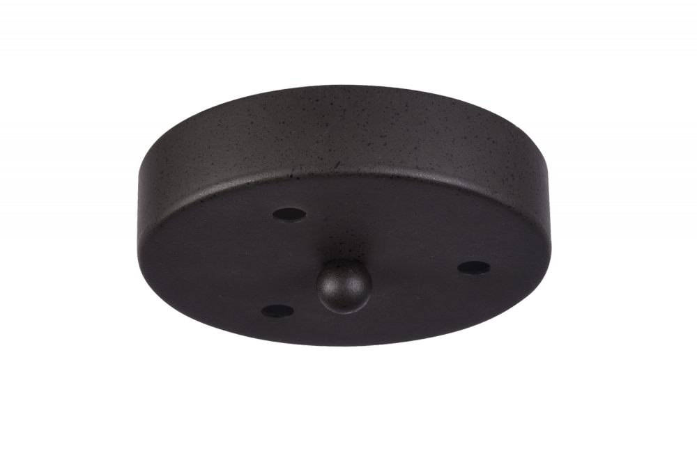 Multi Ceiling Canopy (Line Voltage) Rusty Black Canopy
