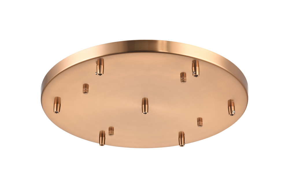 Multi Ceiling Canopy (Line Voltage) Aged Gold Brass Canopy