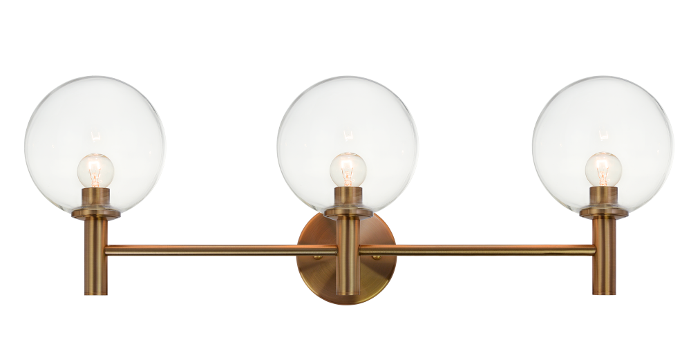 Cosmo Aged Gold Brass Wall Sconce
