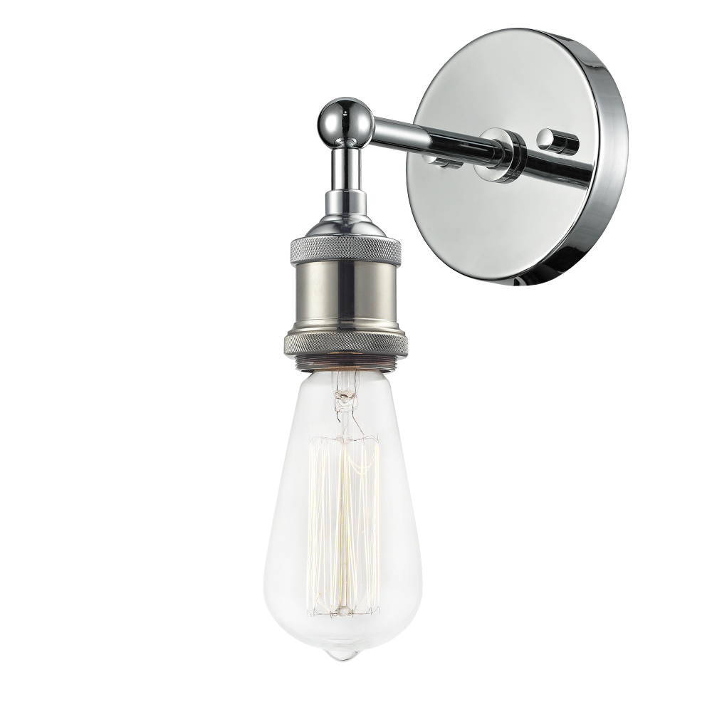 Bulstrode's Workshop Chrome Wall Sconce