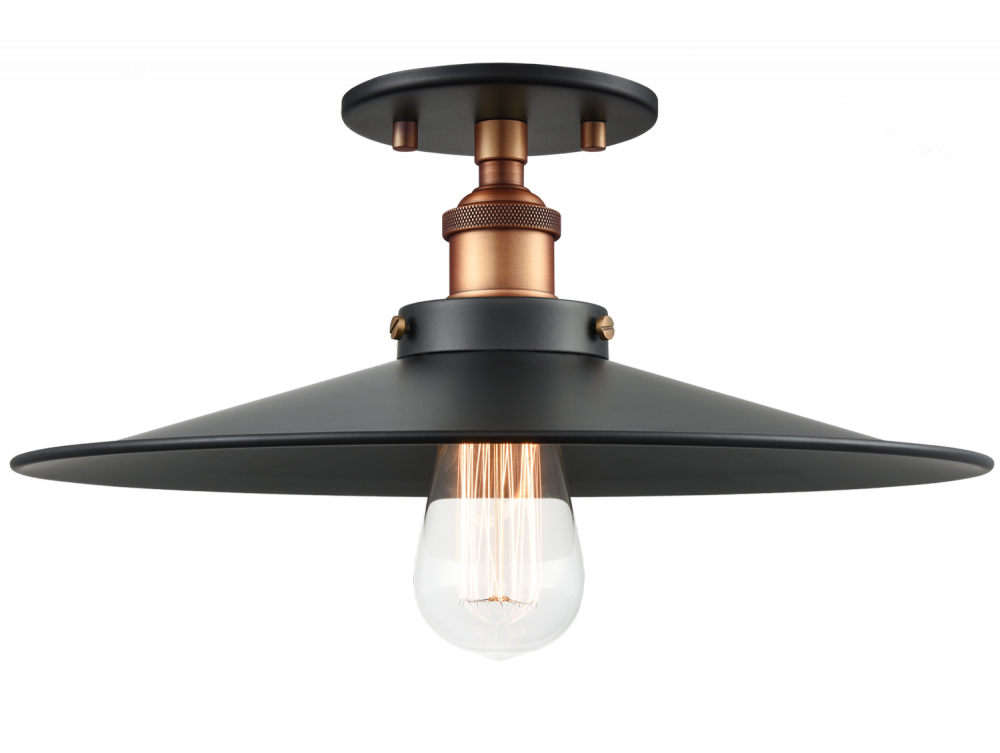 Bulstrode's Workshop Aged Gold Brass Ceiling Mount