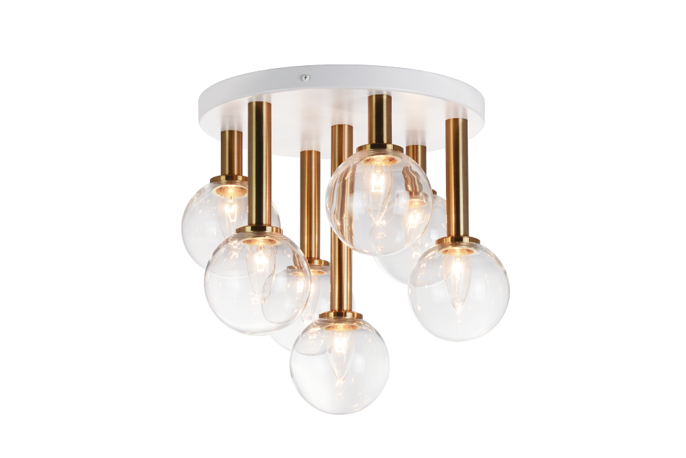 Stellar Aged Gold Brass Ceiling Mount