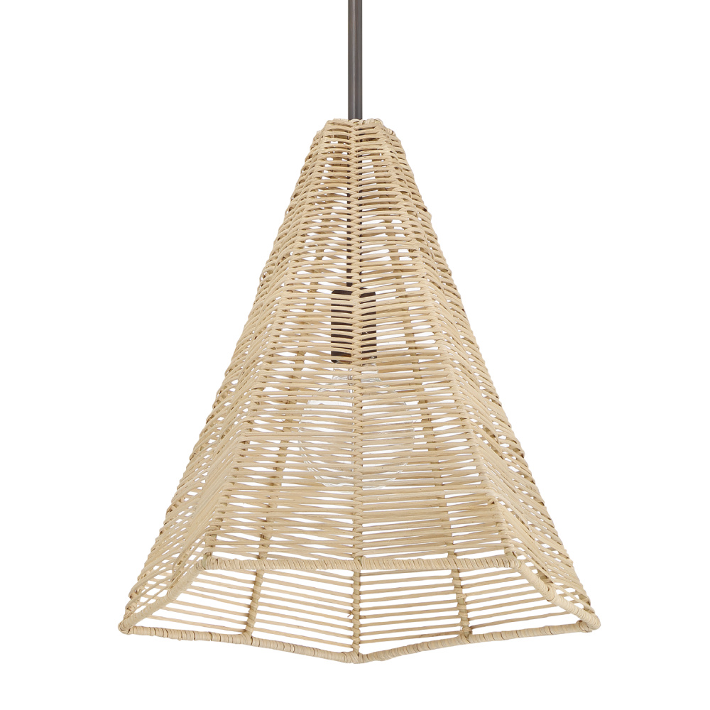 Hunter Comet Matte Bronze 1 Light Large Pendant Ceiling Light Fixture