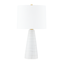 Mitzi by Hudson Valley Lighting HL735201-AGB/CSW - MELINDA Table Lamp