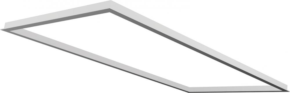 2 ft. x 4 ft. LED Flat Panel Flange Kit- White Finish