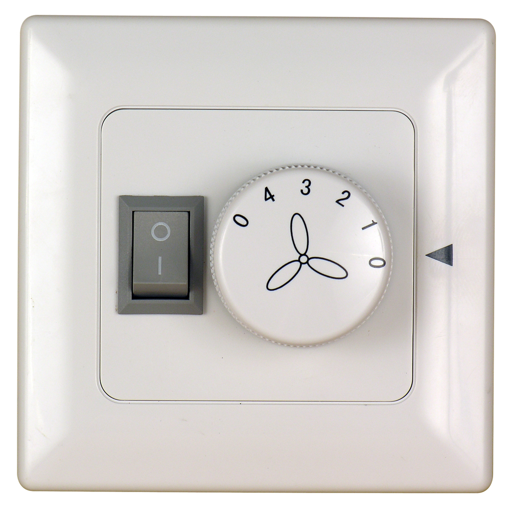 Wall Control Non-Reversing - Fan Speed and Light